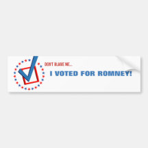 Anti Obama que j'ai voté pour politique républicai Autocollant Pour Voiture
