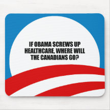 Anti-Obama - si Obama visse des soins de santé Tapis De Souris