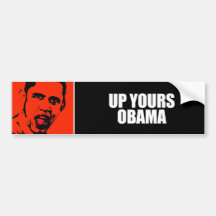 Anti-Obama - vers le haut du vôtre obama Autocollant Pour Voiture