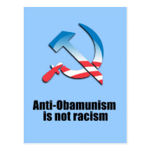 Anti-Obamunism n'est pas le racisme Carte Postale