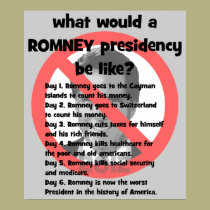 anti Romney posters