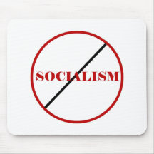Anti socialisme de thé tapis de souris