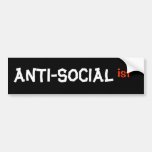ANTI-SOCIALIST ADHÉSIF POUR VOITURE