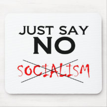 Anti socialiste de thé tapis de souris