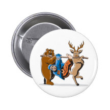 Anti vengeance d'animal de chasse badge