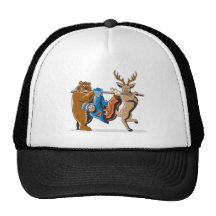 Anti vengeance d'animal de chasse casquettes de camionneur