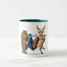 Anti vengeance d'animal de chasse tasse à café