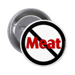Anti viande badges avec agrafe