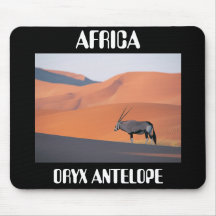 Antilope d'oryx, ANTILOPE d'ORYX, AFRIQUE Tapis De Souris