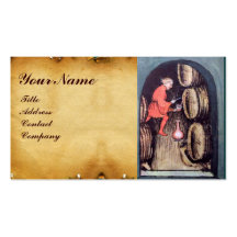 ANTIQUE WINE CELLAR  MONOGRAM BUSINESS CARD