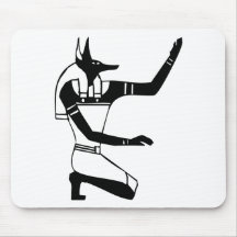Anubis, hiéroglyphe égyptien tapis de souris