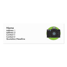 Appareil-photo Modèles De Cartes De Visite
