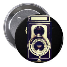 Appareil-photo vintage pin's avec agrafe