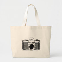Appareil-photo vintage sacs fourre-tout
