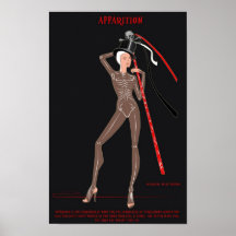 "Apparition" par Jolie Benner Affiche