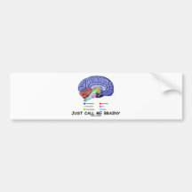 Appelez-juste moi intelligent (l'attitude anatomiq adhésifs pour voiture