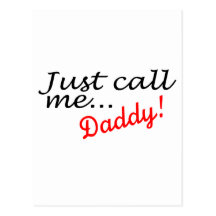 Appelez-juste moi papa carte postale