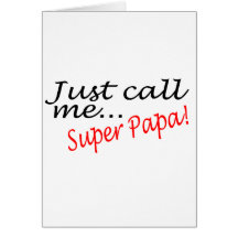 Appelez-juste moi papa superbe cartes de vœux