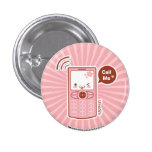 Appelez-moi bouton (plus de styles) pin's avec agrafe