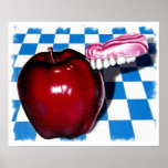 Apple ce dos de peu posters