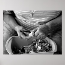 Apple épluchant le temps poster