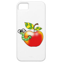 Apple et ver, de nouveau à l'école coque Case-Mate iPhone 5