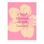 Apple fleurissent douche nuptiale invitations personnalisées