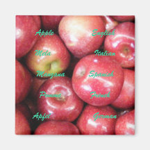 Apple Mela Manzana Pomme Apfel Aimants