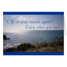 Appréciez ce que vous voyez ! (adieu) carte de vœux