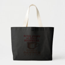 Appréciez le café sac en toile