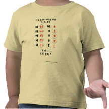 Apprenant mes nombres (Y.U. Little Genius) T-shirt