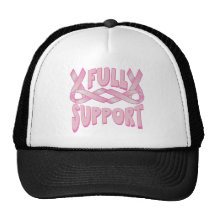 Appui total de cancer du sein casquettes de camionneur