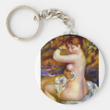 Après le bain par Pierre Renoir Porte-clef