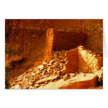 Après-midi aux ruines cartes de vœux