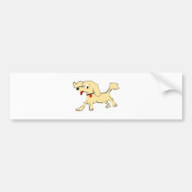 Apricot Poodle Puppy Bumper Stickers