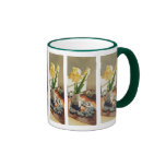 Aquarelle de fleur "de l'iris de MaryBum" Tasse À Café