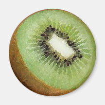 Aquarelle de kiwis - aimant