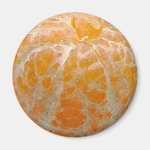 Aquarelle orange - aimant