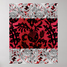 Arabesque victorien, GRENADE NOUVEAU Posters