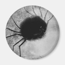 Araignée de sourire par Odilon Redon, Halloween vi Magnets Pour Réfrigérateur
