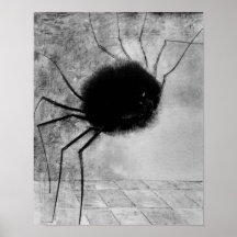 Araignée de sourire par Odilon Redon, Halloween vi Posters