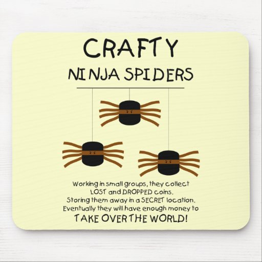 Araignées de Ninja ! Tapis De Souris