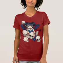 Araignées et chemise de crânes t-shirts