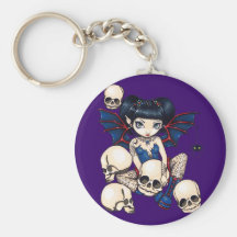 "Araignées et crânes" Keychain Porte-clé