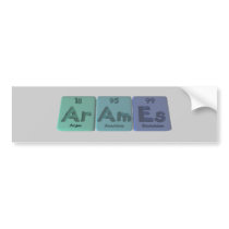 Arames-AR-Être-Es-Argon-Américum-Einsteinium autocollants pour voiture