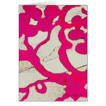 Arbre abstrait de roses indien ou cartes de note A