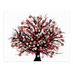 Arbre abstrait Hugger Carte Postale