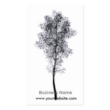 Arbre artistique cartes de visite personnelles