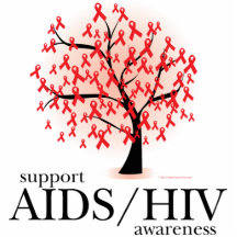Arbre d'AIDS/HIV Photo En Relief