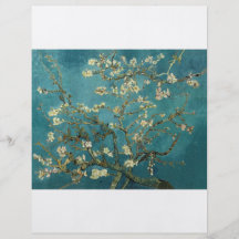 Arbre d'amande de floraison - Van Gogh Prospectus Personnalisés